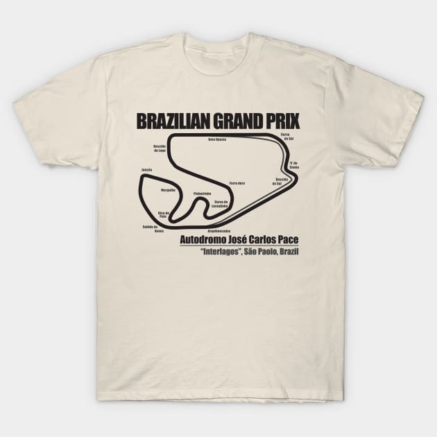 Brazilian Grand Prix LS T-Shirt by Chicanery